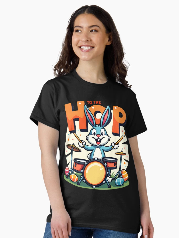 Groovy Easter Bunny Drummer Delight