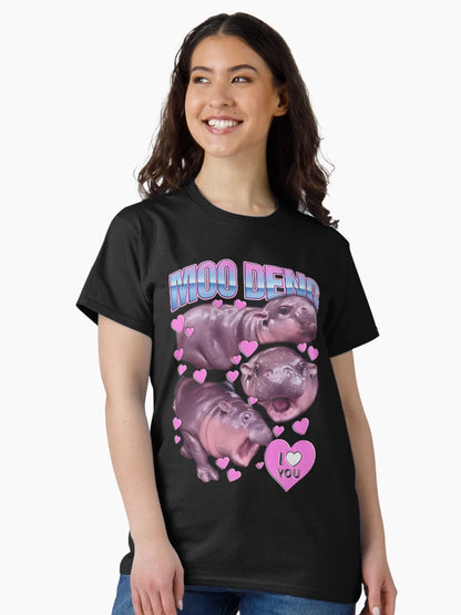 Adorable Moo Deng Baby Hippo Love  MooDeng