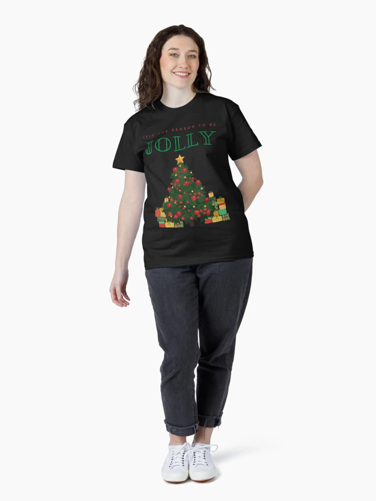 'Tis the season to be jolly classic holiday print.