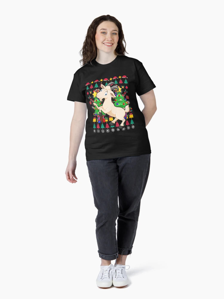 Festive Goat Ugly Christmas
