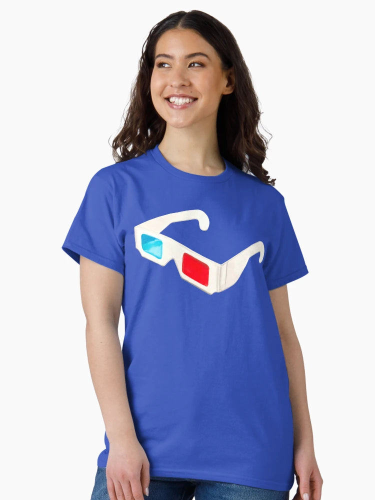 3D Glasses Pattern - Navy