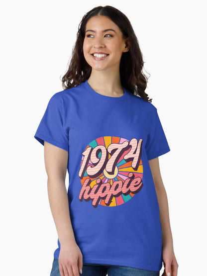 1974 Hippie - Since 1974 - Christmas Gift For Old Hippies Born In 1974