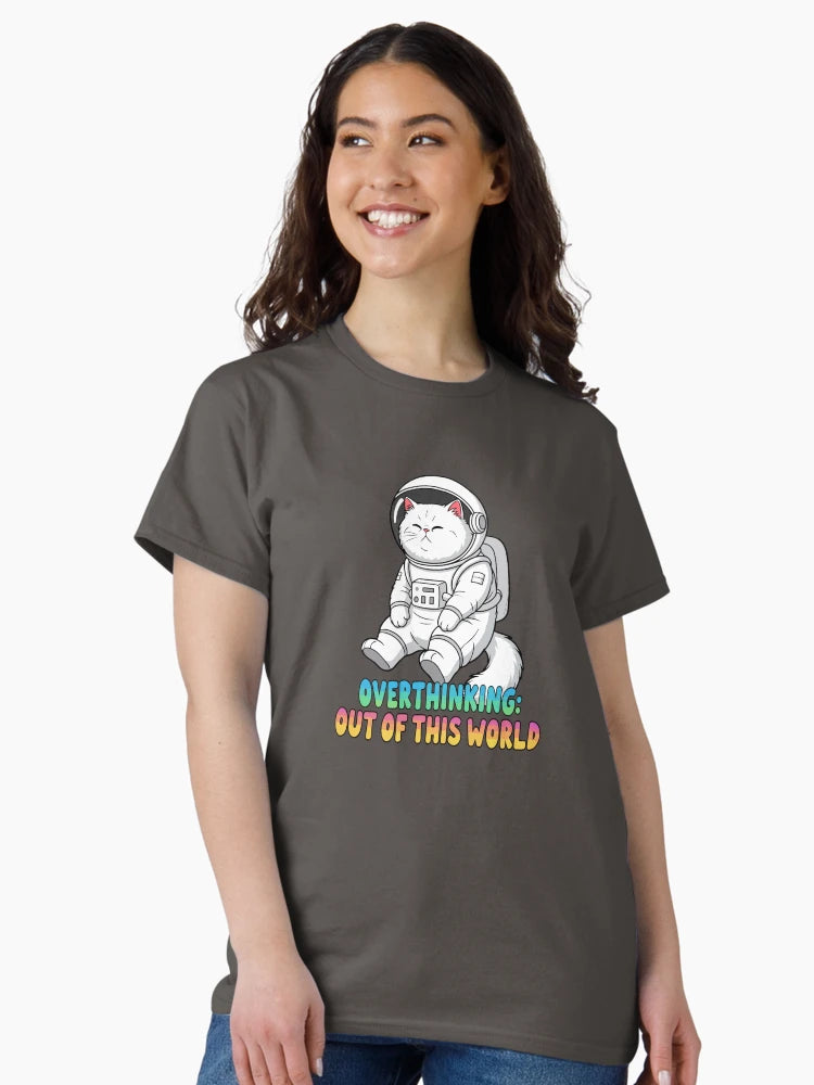 Overthinking Astronaut cat, out of this world