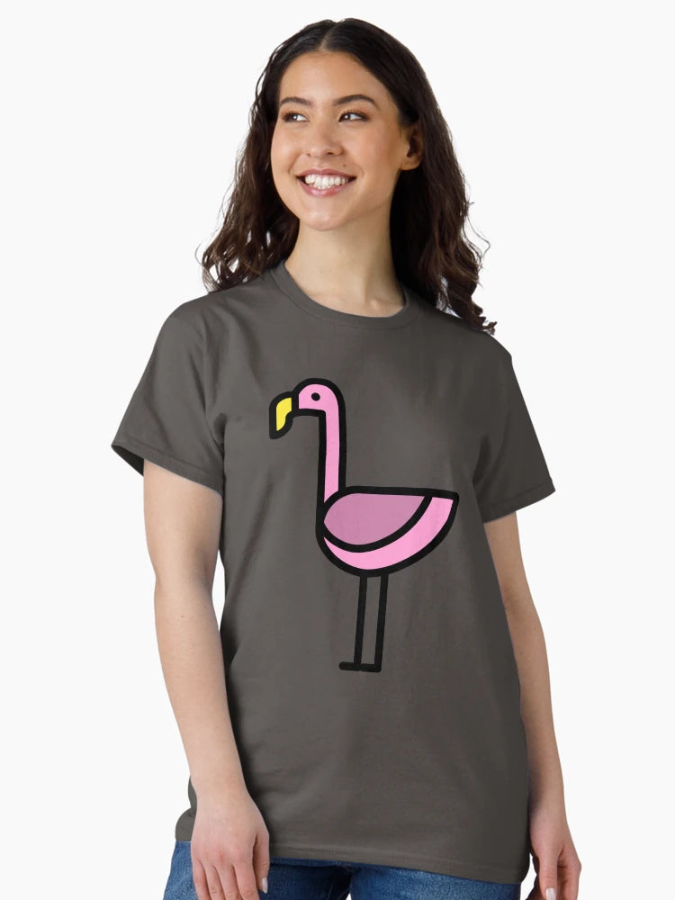 Festive Flamingo Graphic Tee