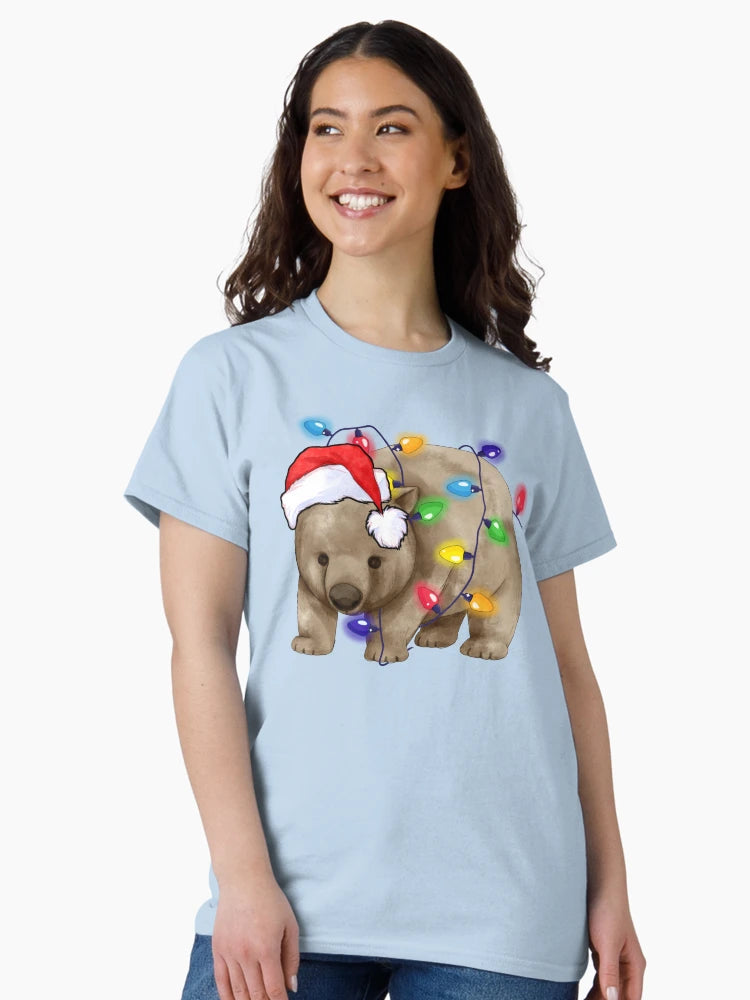 Extra Festive Wombat - Christmas Wombat Australian Christmas Gift Men Woman Kids.