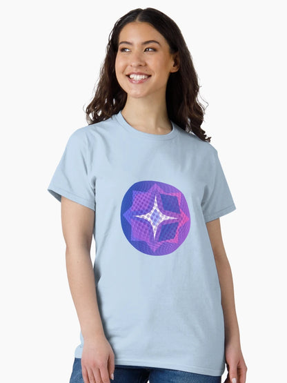 3D Polka Deep Blue Violet