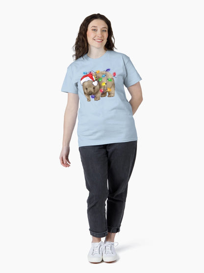 Extra Festive Wombat - Christmas Wombat Australian Christmas Gift Men Woman Kids.