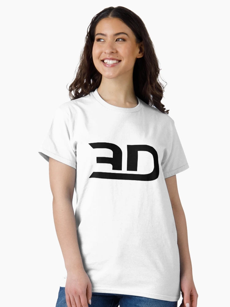 3D Minimal Logo - Black