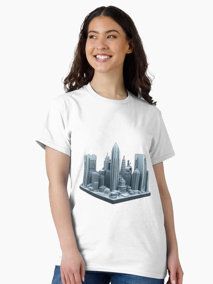 3D Printed Futuristic City Skyline