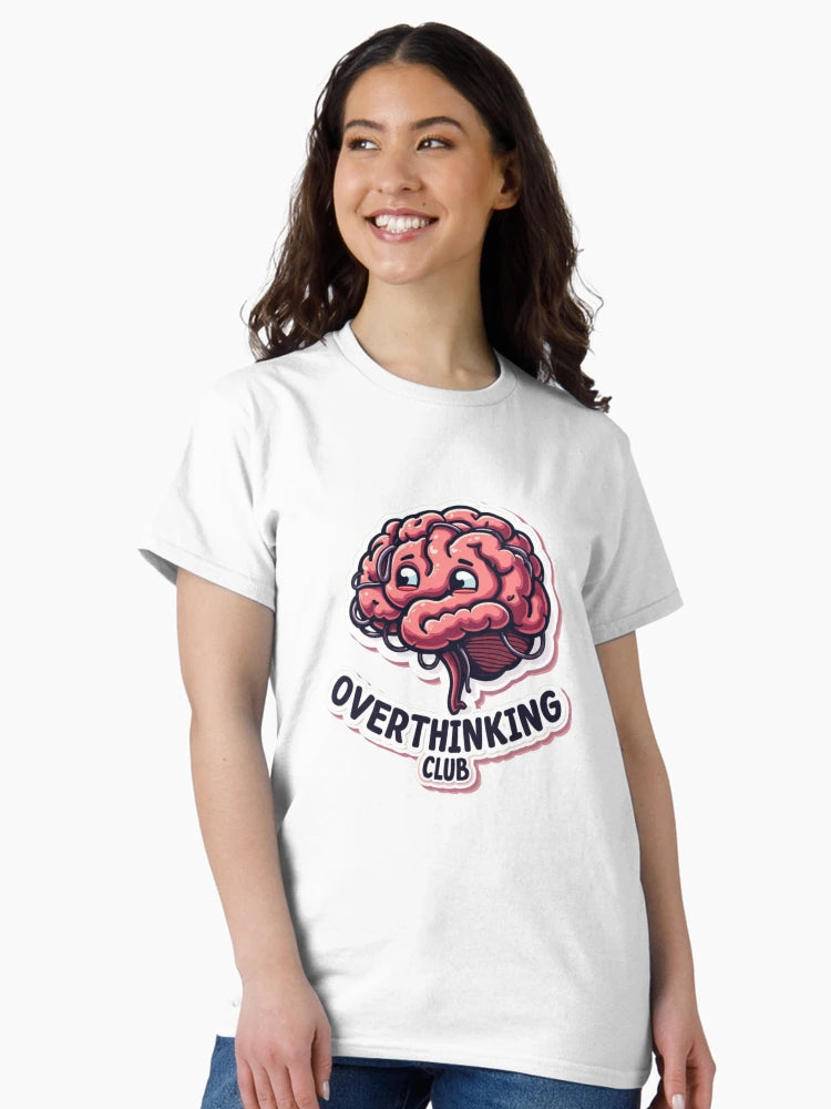 Overthinking Club Sticker – Anxiety Humor Relatable Design Ultra Gift Drop: Summer Edition