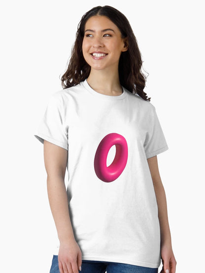 3D Pink Jelly Letter O – Glossy Bubble Alphabet Art