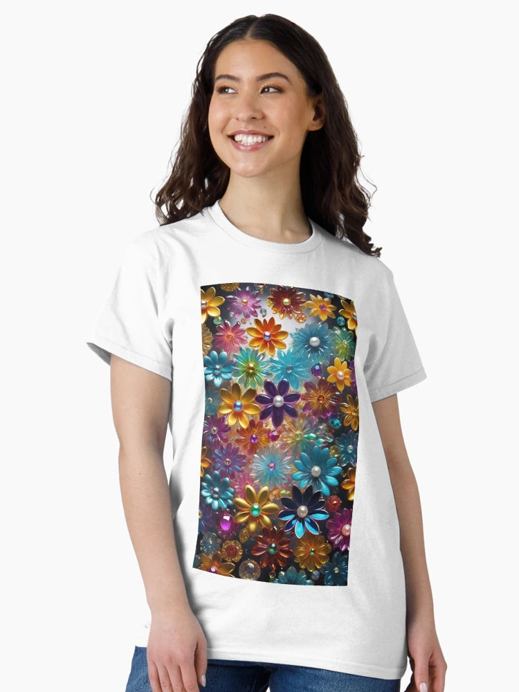 3d Colorful Flowers Backgroun, Floral Pattern