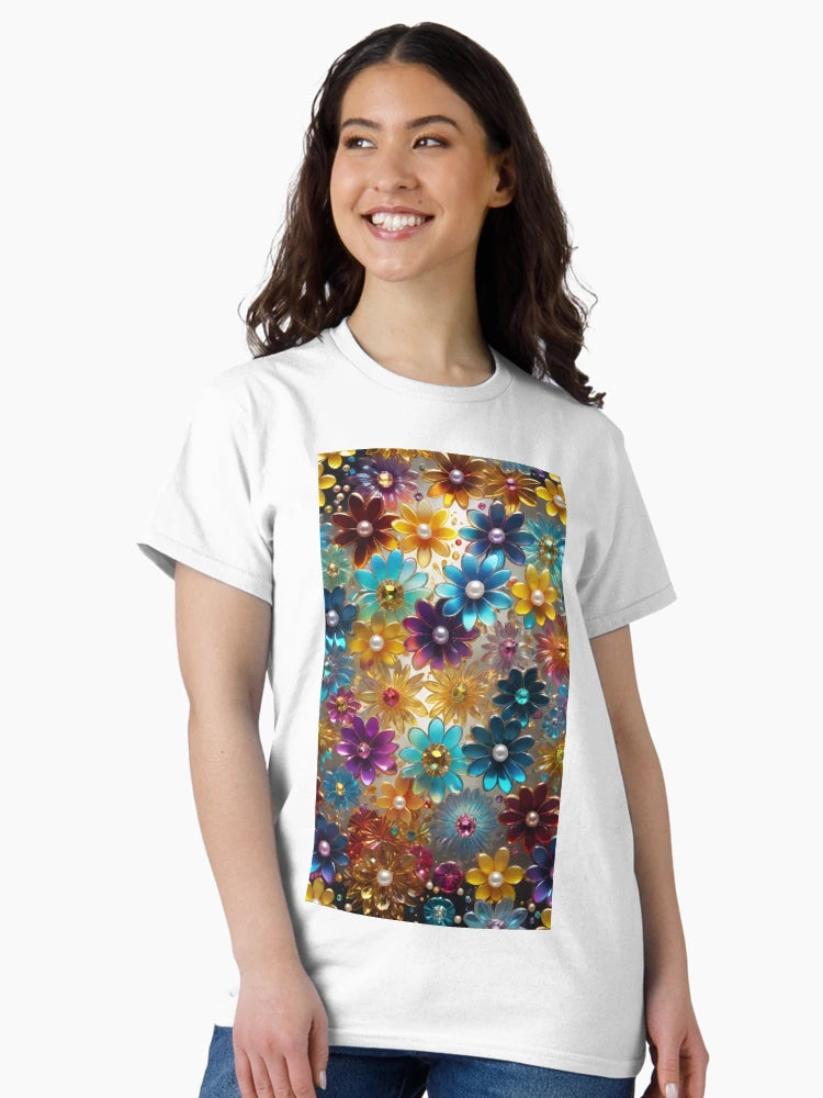 3d Colorful Flowers Backgroun, Floral Pattern