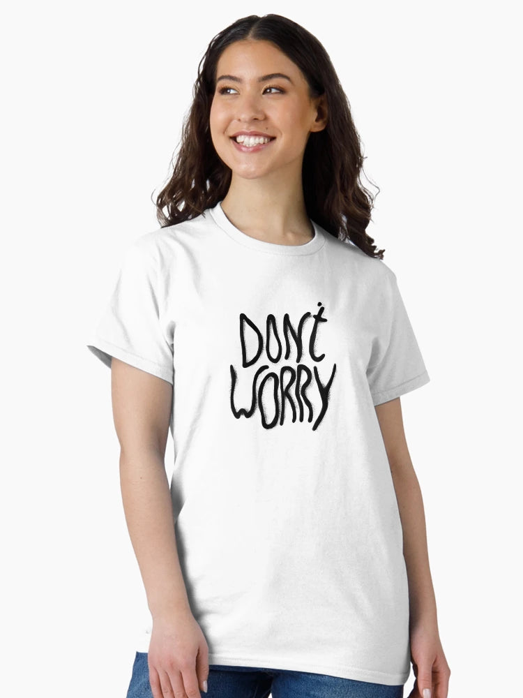 Don't Worry spray paint