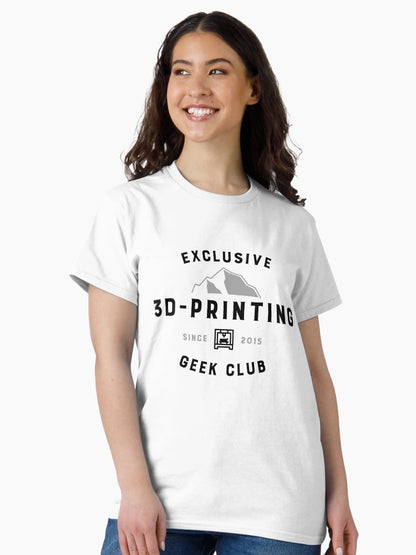 3d-printing club logo black and grey font