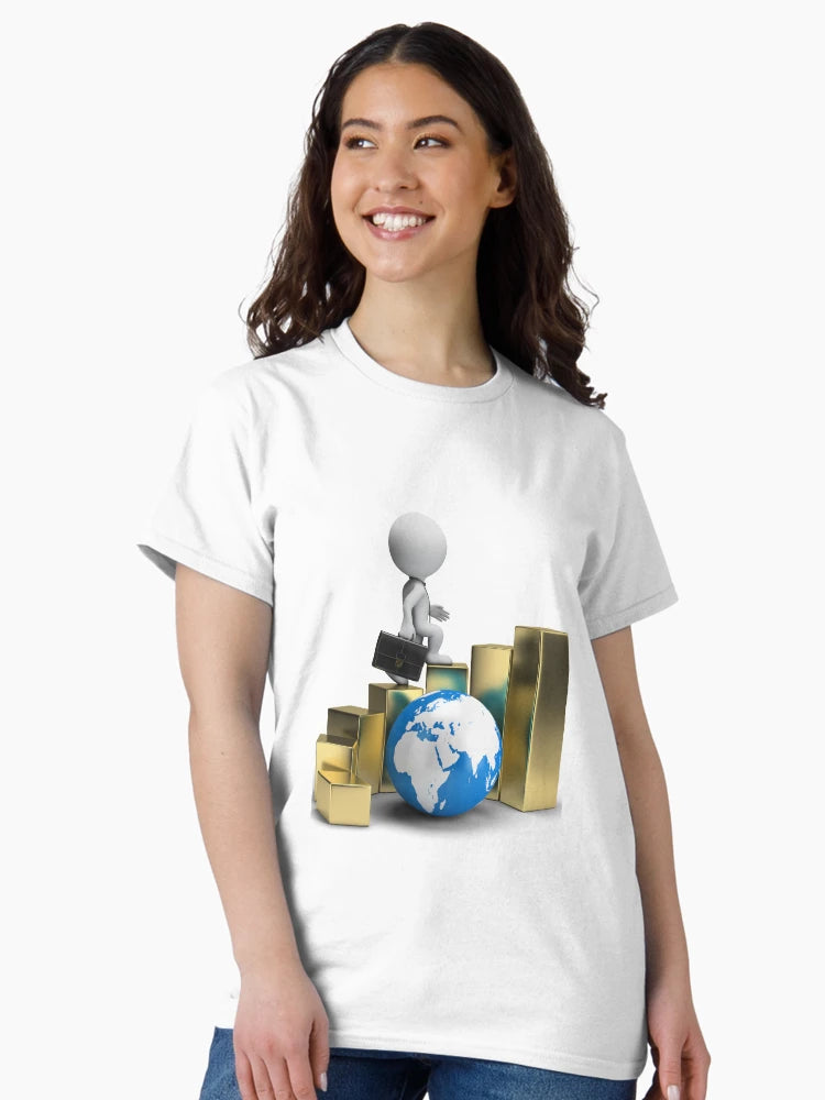 3D | Graphy Business Person Stairs