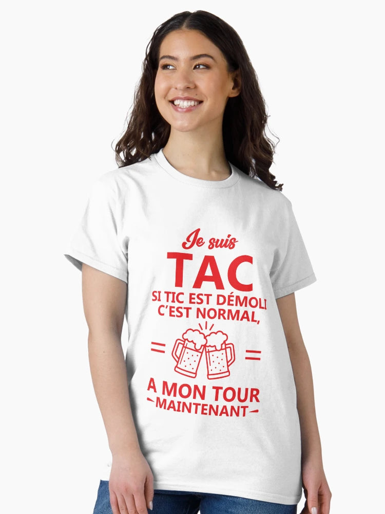 I Am Tac – Humor, Duo & Beer – Party T-shirt