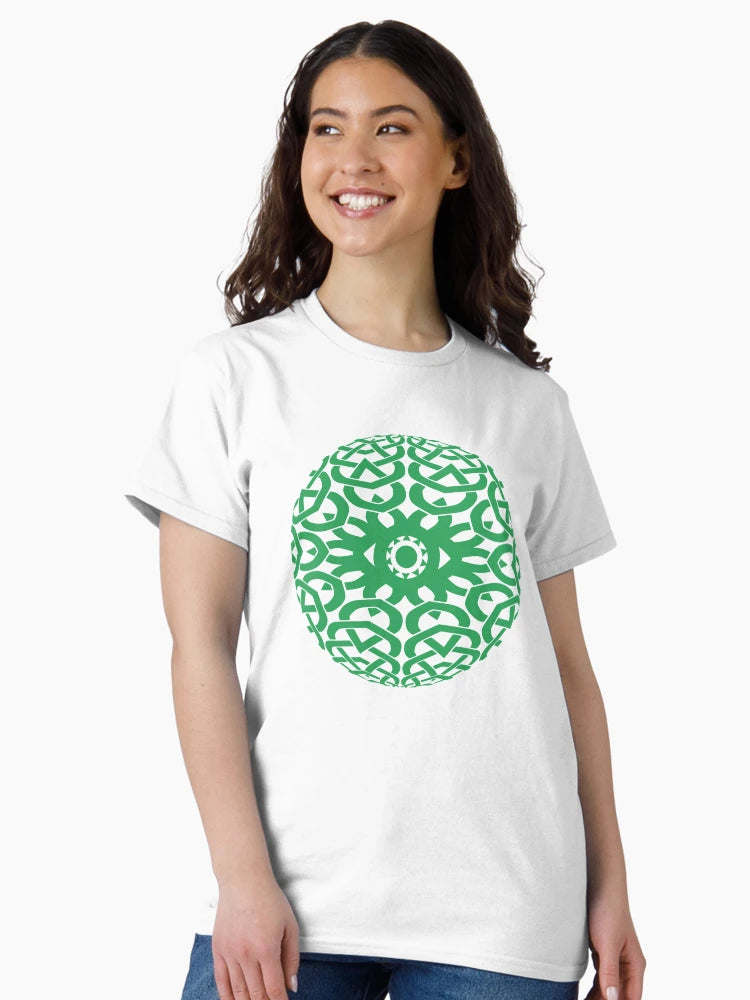 3D Celtic Sphere Design with Eye at the Center