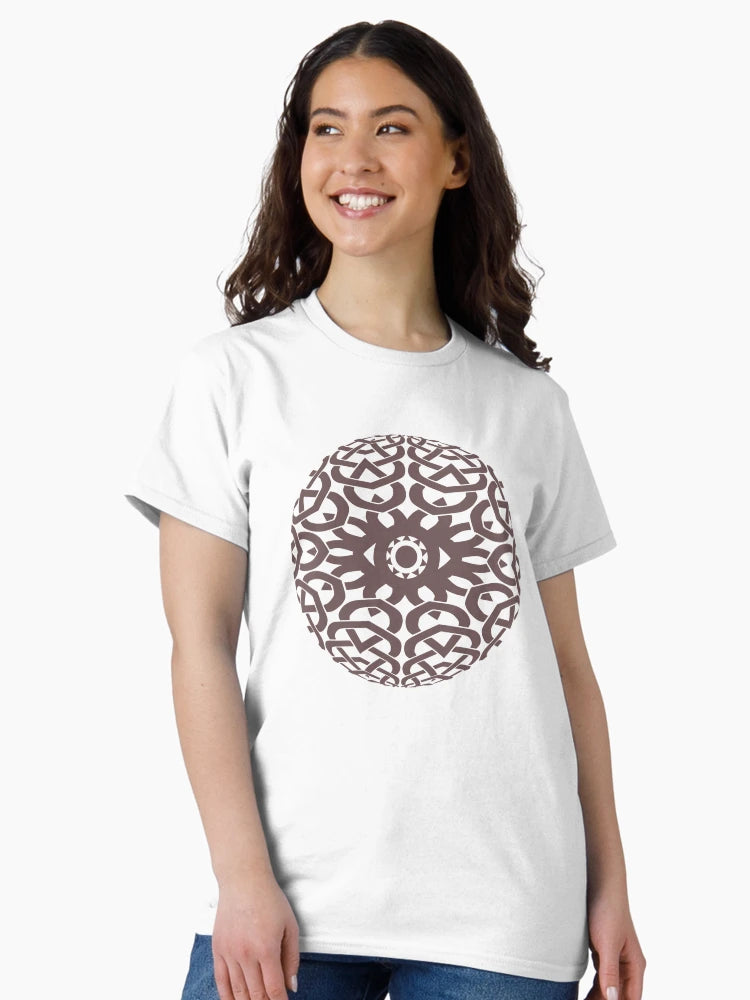 3D Celtic Sphere Design with Eye at the Center