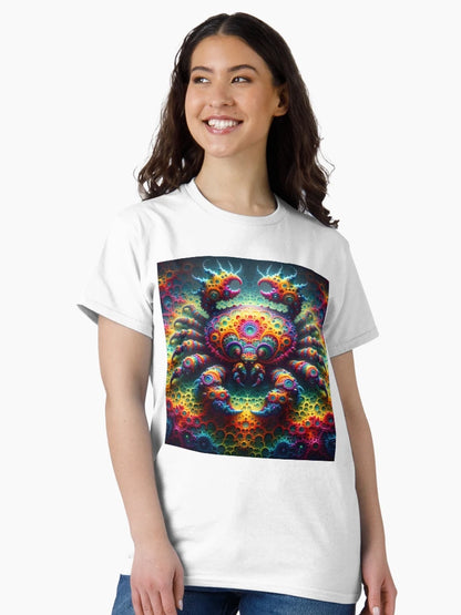 A.I. Psychedelic Fractal Crab 0003 FunFractals ChromaDepth 3D