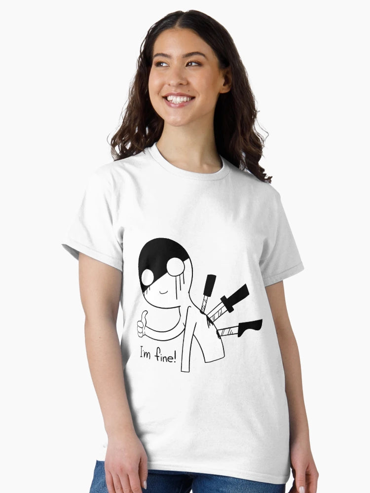 A man with a knife in the back