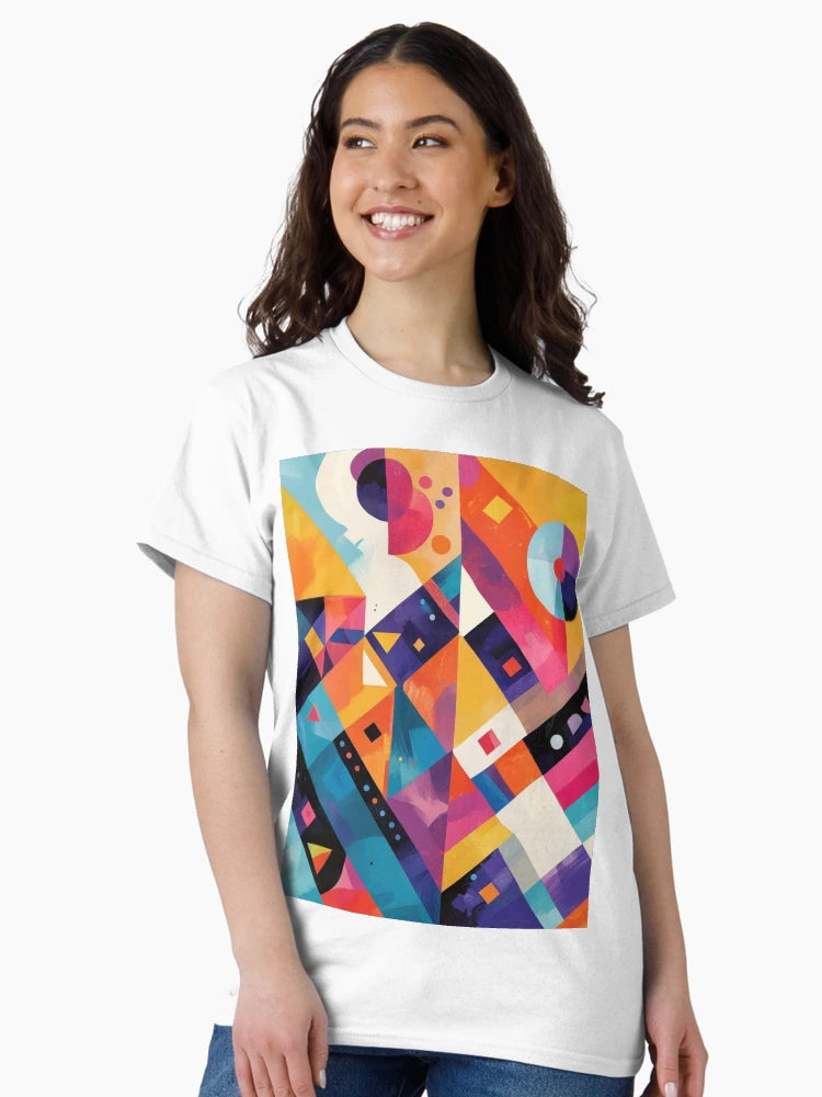Abstract Geometric Rainbow Pattern 6