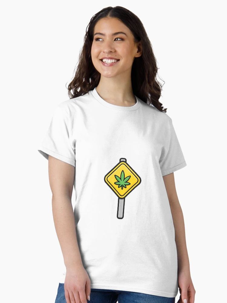 3D model weed leaf sign