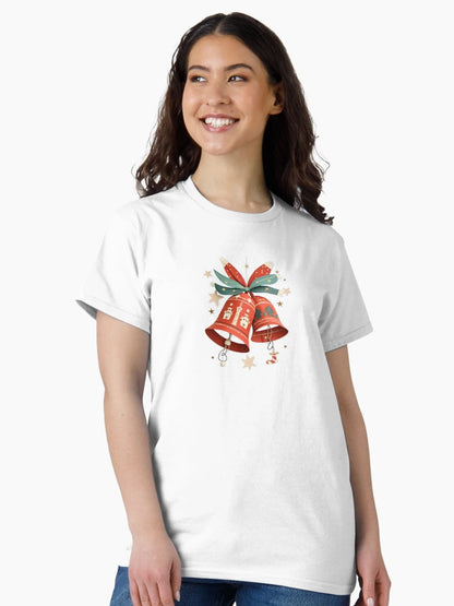 Festive Christmas Bells with Ribbon