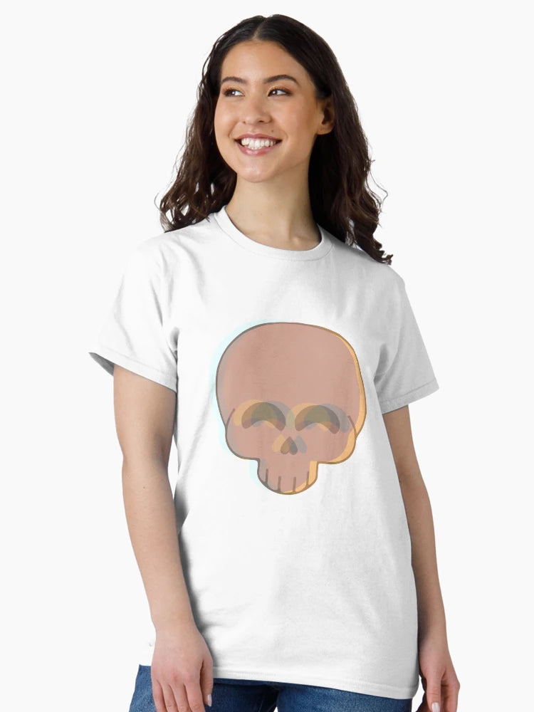 3D Effect Smiling Skull
