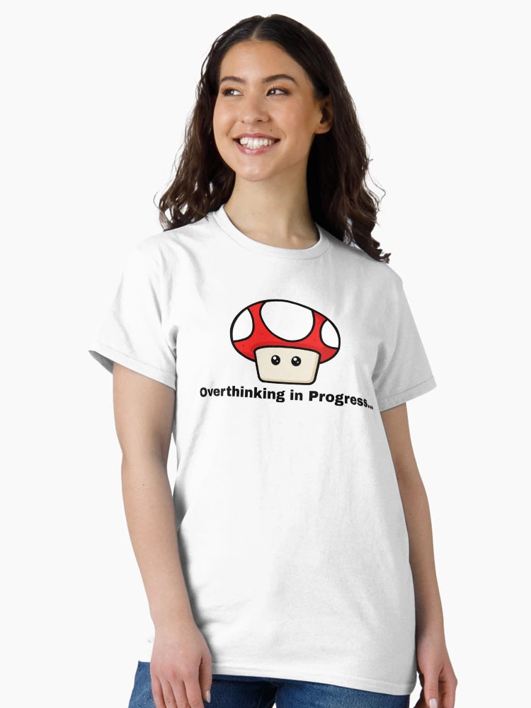 Overthinking in Progress | Funny Mental Health Sticker