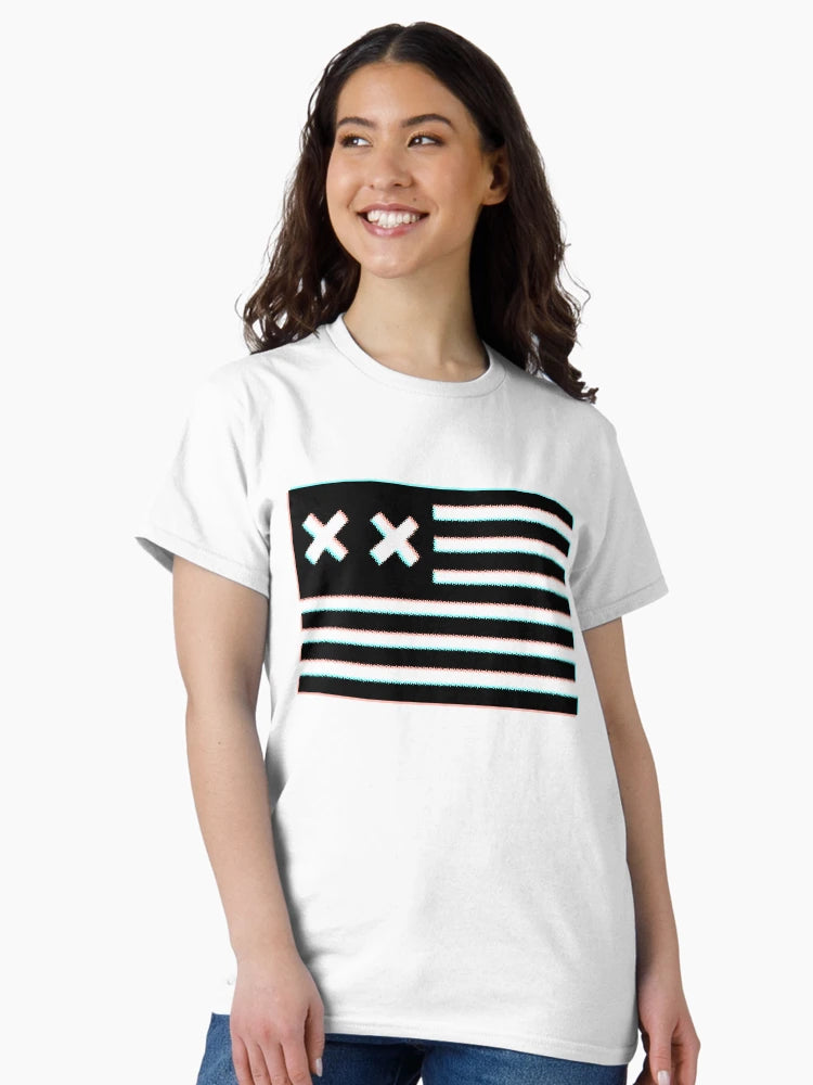 3d grandson double x flag