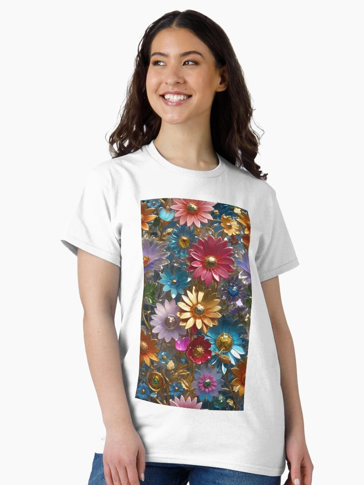 3d Colorful Flowers Backgroun, Floral Pattern