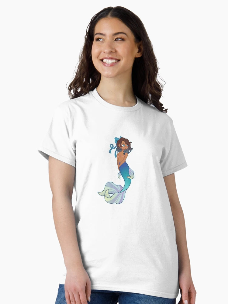 Double mastectomy mermaid (blue version)