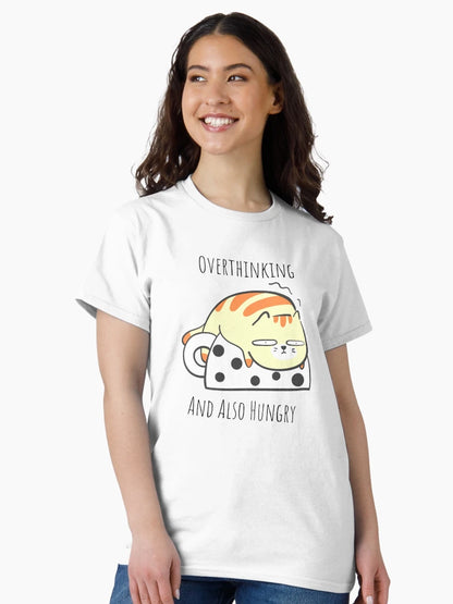 Overthinking and Also Hungry Cute Cream Colored Tabby Cat