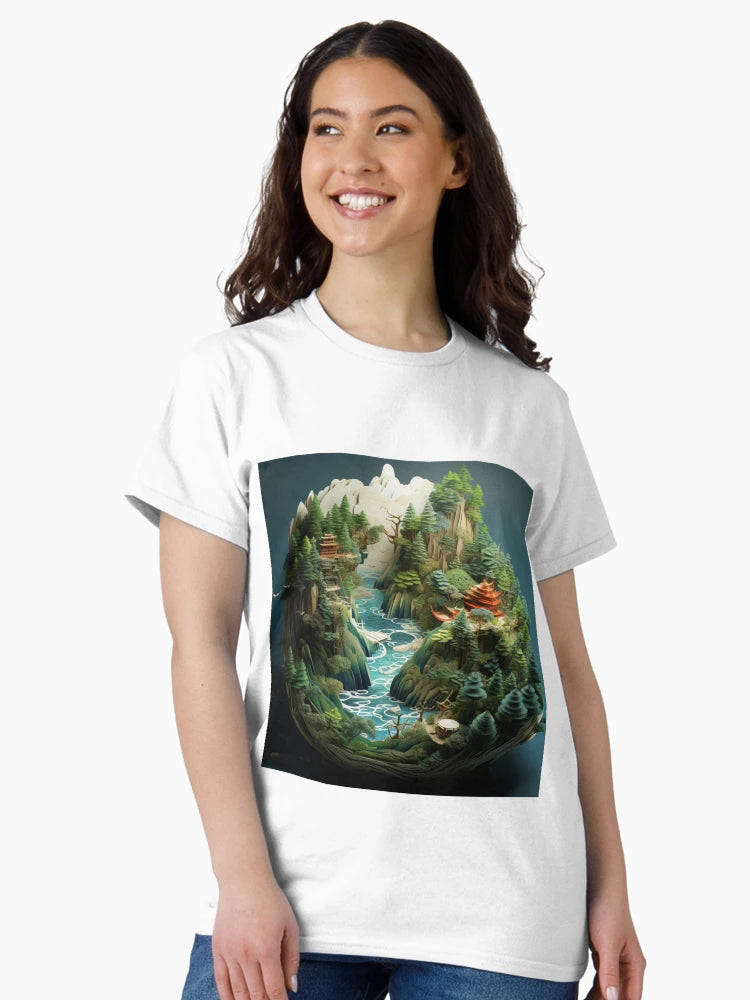 3D Ancient Asian Landscape Art