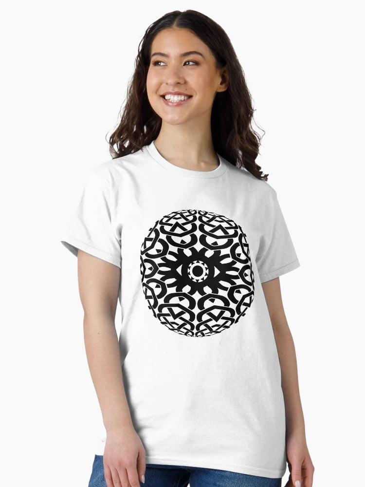 3D Celtic Sphere Design with Eye at the Center