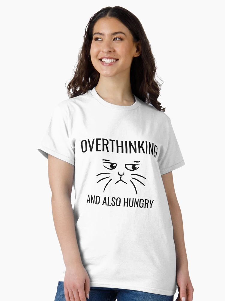 Overthinking And Also Hungry - cat mood