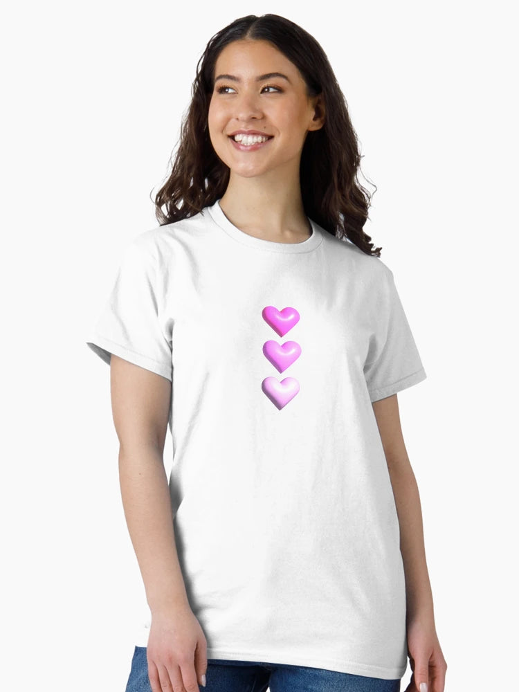 3D bubbly pink y2k hearts 00s heart level