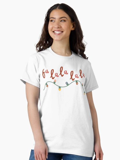 Fa La La La La Christmas Lights Illustration
