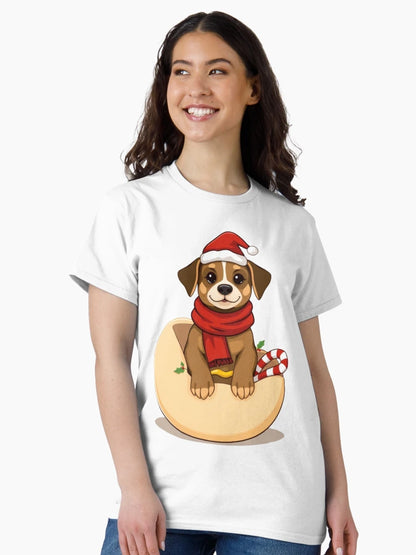 3D Dog in Bun – Festive Hot Dog Christmas Look