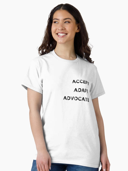 Accept Adapt Advocate new