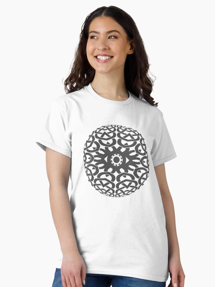 3D Celtic Sphere Design with Eye at the Center