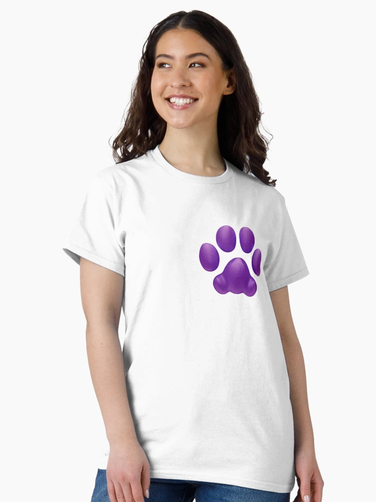 Domestic Cat-styled 3D Pawpad Design (Purple)