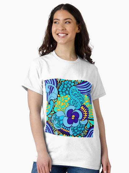 60s hippie psychedelic pattern