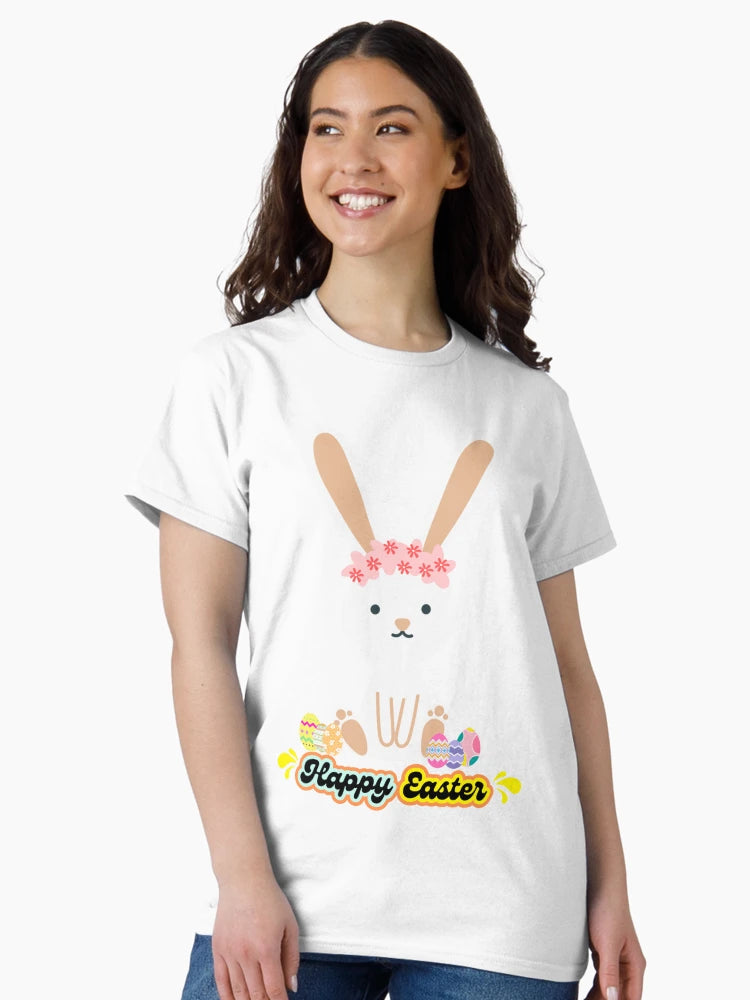 Easter bunny wishing you a happy easter