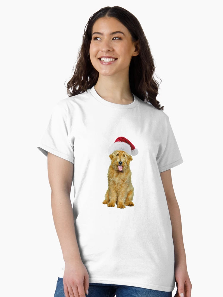Goldendoodle Santa Claus Merry Christmas