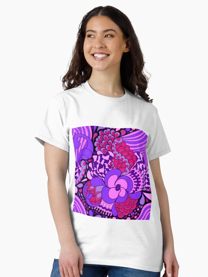 60s hippie psychedelic pattern