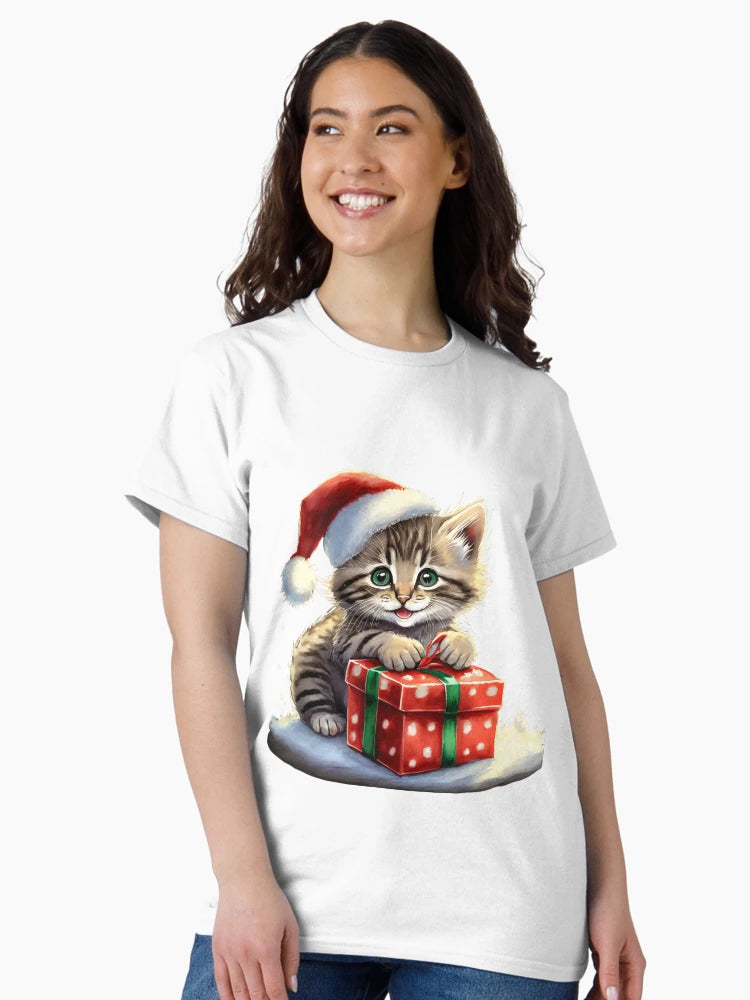 A Whimsical Kitten With a Gift