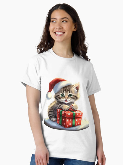 A Whimsical Kitten With a Gift