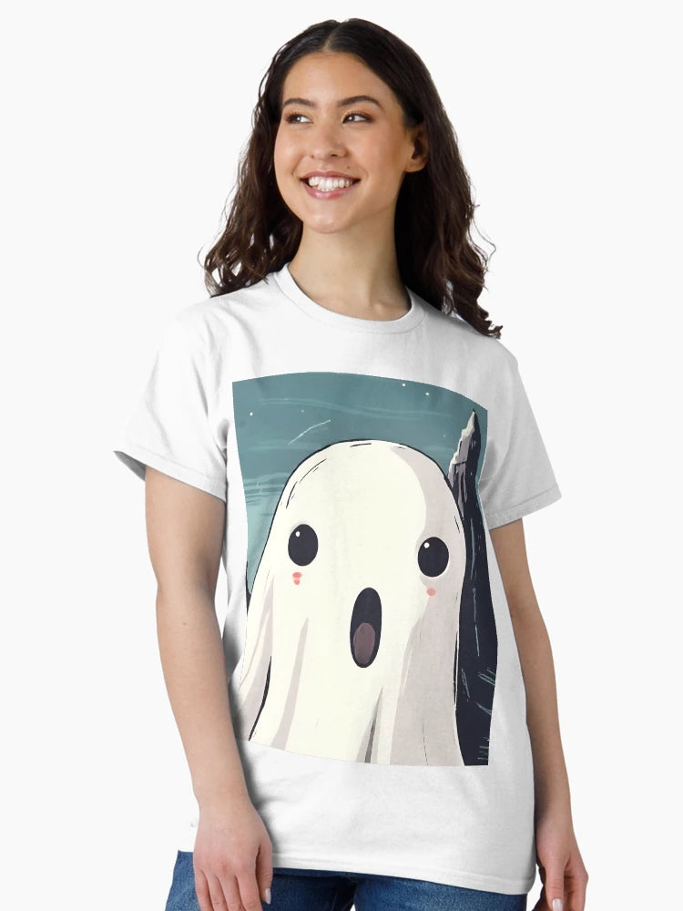 A Cute Ghost's Midnight Adventure